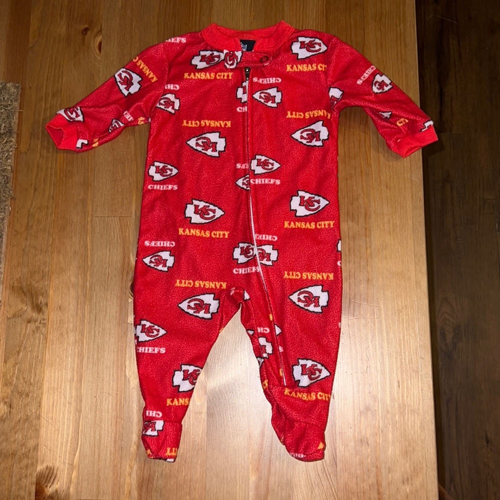 KC Chiefs onesie